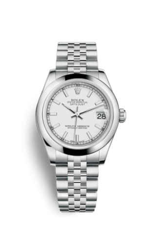 Rolex - 178240-0015  Datejust 31 Stainless Steel Domed / Jubilee / White