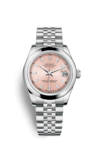 Rolex - 178240-0017  Datejust 31 Stainless Steel Domed / Jubilee / Pink