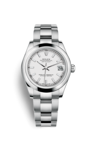 Rolex - 178240-0024  Datejust 31 Stainless Steel Domed / Oyster / White