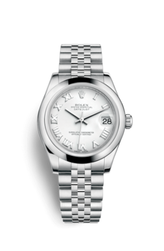 Rolex - 178240-0038  Datejust 31 Stainless Steel Domed / Jubilee / White Roman