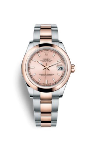 Rolex - 178241-0001  Datejust 31 Rolesor Everose Domed / Oyster / Pink