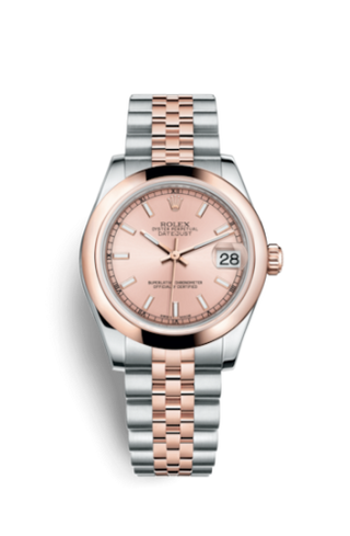 Rolex - 178241-0005  Datejust 31 Rolesor Everose Domed / Jubilee / Pink