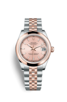 Rolex Datejust 31 Rolesor Everose Fluted / Oyster / Pink Computer (178241-0005)