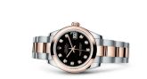 Rolex - 178241-0015  Datejust 31 Rolesor Everose Domed / Oyster / Black Diamond