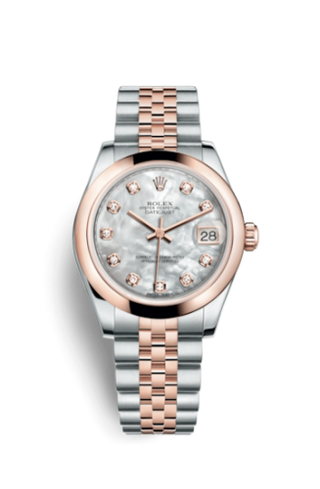 Rolex - 178241-0058  Datejust 31 Rolesor Everose Domed / Jubilee / MOP