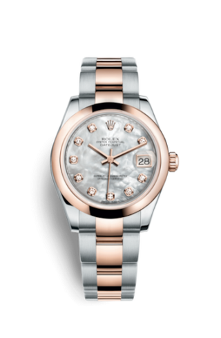 Rolex - 178241-0060  Datejust 31 Rolesor Everose Domed / Oyster / MOP