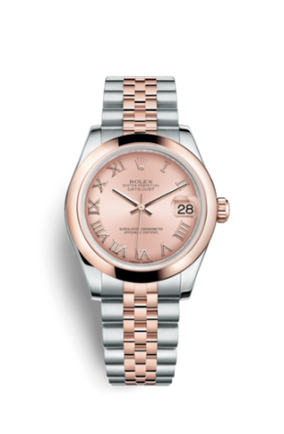 Rolex - 178241-0064  Datejust 31 Rolesor Everose Domed / Jubilee / Pink Roman