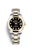 Rolex Datejust 31 Rolesor Everose Domed Diamond / Oyster / Silver (178243-0051)