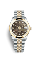 Rolex Datejust 31 Yellow Gold Diamond / Oyster / Steel Roman (178243-0058)