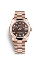 Rolex Datejust 31 Everose Domed / President / Pink Roman (178245f-0015)