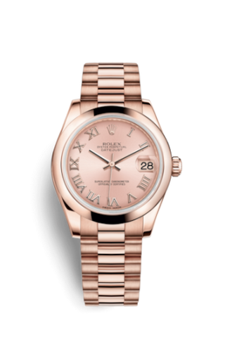 Rolex - 178245f-0030  Datejust 31 Everose Domed / President / Pink Roman