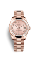 Rolex Datejust 31 Everose Fluted / President / Pink Diamonds (178245f-0030)