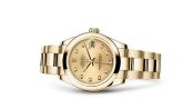 Rolex - 178248-0012  Datejust 31 Yellow Gold Domed / Oyster / Champagne Diamond