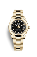 Rolex Datejust 31 Rolesor Yellow Fluted / Jubilee / Silver Roman (178248-0019)