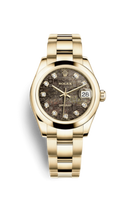 Rolex Datejust 31 Rolesor Everose Domed Diamond / Jubilee / Silver Diamond (178248-0026)