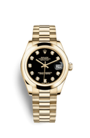 Rolex Datejust 31 Rolesor Yellow Domed Diamond / Jubilee / Champagne Floral (178248-0050)