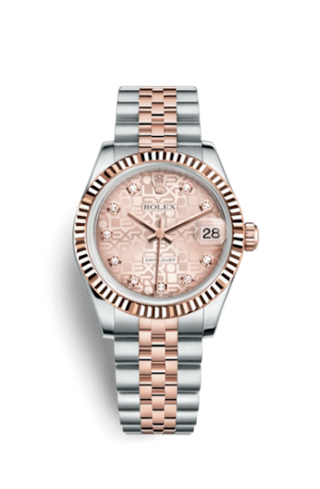 Rolex - 178271-0012  Datejust 31 Rolesor Everose Fluted / Jubilee / Pink Computer