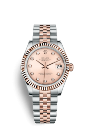 Rolex - 178271-0034  Datejust 31 Rolesor Everose Fluted / Jubilee / Pink Diamond