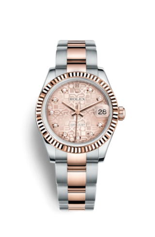 Rolex - 178271-0038  Datejust 31 Rolesor Everose Fluted / Oyster / Pink Computer