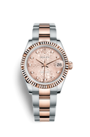 Rolex Datejust 31 Rolesor Everose Domed / Oyster / Silver (178271-0038)