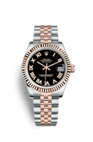 Rolex Datejust 31 Rolesor Everose Fluted / Oyster / MOP Roman (178271-0065)