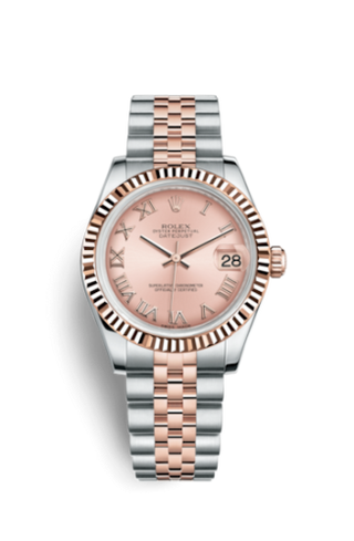 Rolex - 178271-0068  Datejust 31 Rolesor Everose Fluted / Jubilee / Pink Roman