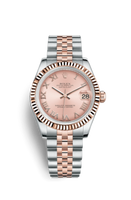 Rolex Datejust 31 Rolesor Everose Fluted / Oyster / MOP Roman (178271-0068)