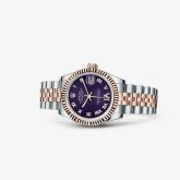 Rolex - 178271-0072  Datejust 31 Rolesor Everose Fluted / Jubilee / Purple Roman