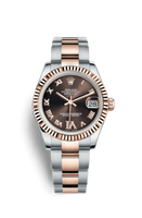 Rolex Datejust 31 Stainless Steel Diamond / Oyster / Black - Arabic (178271-0075)