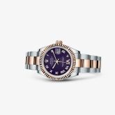 Rolex - 178271-0076  Datejust 31 Rolesor Everose Fluted / Oyster / Purple Roman