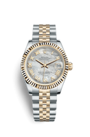 Rolex Datejust 31 Yellow Gold Diamond / President / Silver (178273-0016)