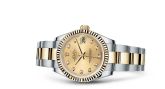 Rolex - 178273-0018  Datejust 31 Rolesor Yellow Fluted / Oyster / Champagne Diamond