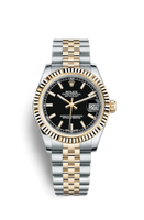 Rolex Datejust 31 Yellow Gold Diamond / Oyster / Olive Roman (178273-0019)