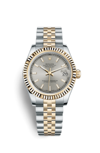 Rolex - 178273-0030  Datejust 31 Rolesor Yellow Fluted / Jubilee / Silver