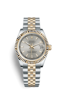 Rolex Datejust 31 Rolesor Yellow Diamond / Jubilee / Silver Computer (178273-0030)