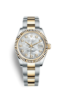 Rolex Datejust 31 White Gold Diamond / Jubilee Diamond / Silver Diamond (178273-0038)