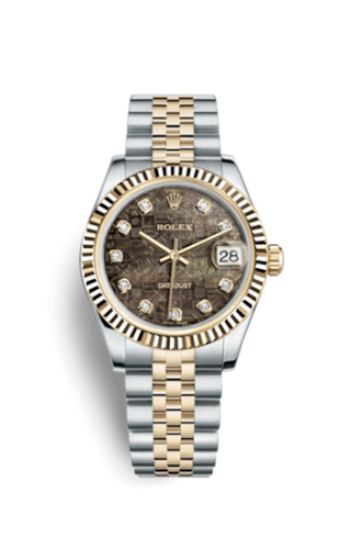 Rolex - 178273-0057  Datejust 31 Rolesor Yellow Fluted / Jubilee / Black MOP Computer