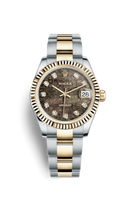 Rolex Datejust 31 Everose Domed / President / Silver (178273-0061)