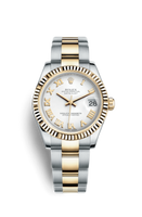 Rolex Datejust 31 Rolesor Yellow Domed / Jubilee / Silver Diamonds (178273-0072)