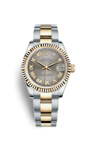 Rolex - 178273-0088  Datejust 31 Rolesor Yellow Fluted / Oyster / Steel Roman