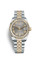 Rolex Datejust 31 Rolesor Yellow Diamond / Oyster / Silver Diamond (178273-0089)