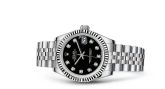 Rolex - 178274-0014  Datejust 31 Stainless Steel Fluted / Jubilee / Black - Diamond