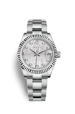 Rolex - 178274-0029  Datejust 31 Stainless Steel Fluted / Oyster / Silver Computer