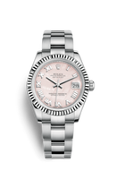 Rolex Datejust 31 Rolesor Domed Diamond / Jubilee / Silver Diamond (178274-0068)