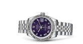 Rolex - 178274-0088  Datejust 31 Stainless Steel Fluted / Jubilee / Purple Roman