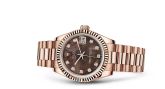 Rolex - 178275f-0003  Datejust 31 Everose Fluted / President / Black MOP