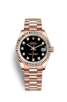 Rolex Datejust 31 Everose Fluted / President / MOP Roman (178275f-0020)