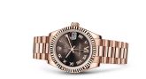 Rolex - 178275f-0031  Datejust 31 Everose Fluted / President / Chocolate Roman