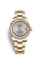 Rolex Datejust 31 White Gold Fluted / President / MOP Roman (178278-0034)