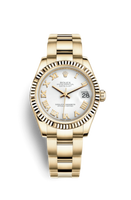 Rolex Datejust 31 Stainless Steel / Yellow Gold / Diamond / Olive - Roman / Jubilee (178278-0097)